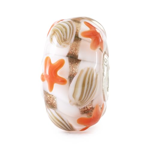 Abalorio Trollbeads Guiado por Waves cuenta de vidrio para pulseras modulares talla única