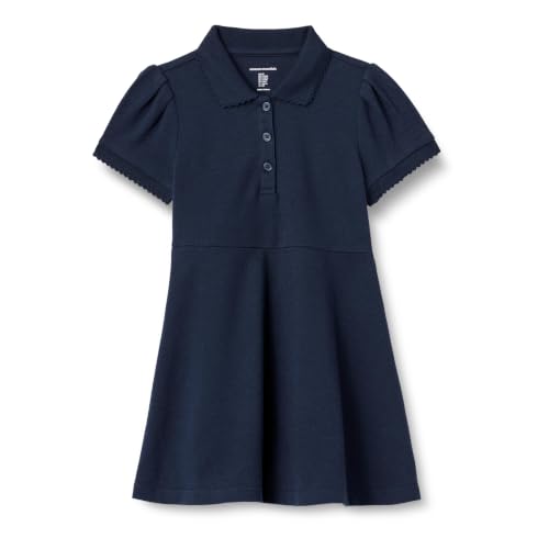Image of Amazon Essentials Girls and Toddlers' Short Sleeve Polo Dress