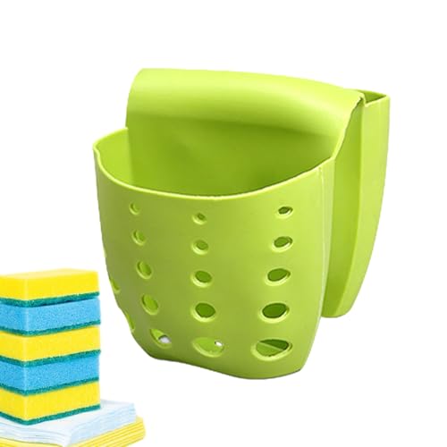 Silikon svamphållare – Diskbänk avloppskorg | Food Catcher Sil – Sadelavloppsställ Flexibel förvaring Hängkorgar Hållbar, halkfri multifunktionskök Tillbehör