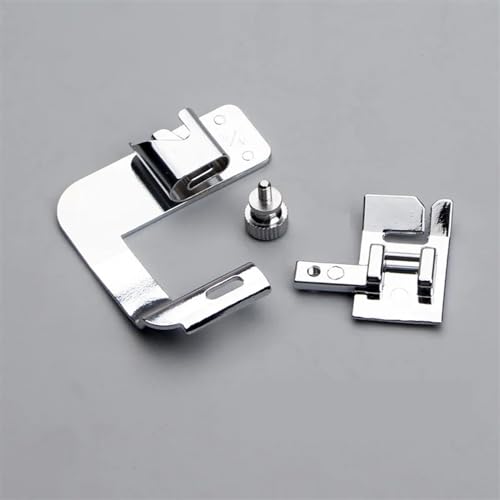 Pied à sertir 6mm pour machine à coudre éliminant les ourlets ratés - 7