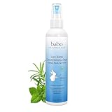 Babo Botanicals Lice Repel Conditioning Spray with Rosemary, Tea Tree and Mint Oils, Hypoallergenic, Vegan, for Kids - 8 oz., White (BABO-8051)