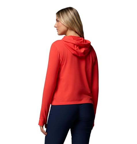Columbia Women's Sun Trek Hoodie II, Poppy Red, Large - image 2