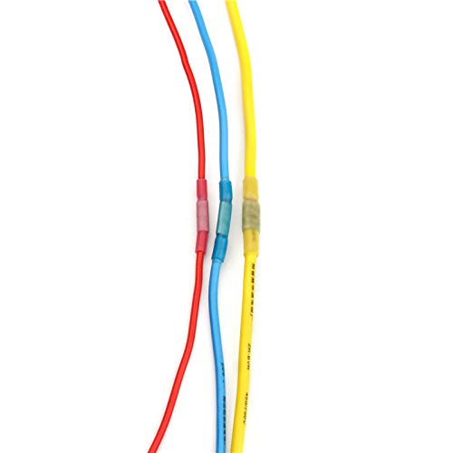 120 Stück, isoliert, wasserdicht, Wärmeschrumpfklemmen, Sealbutt, elektrisch, Kabelverbinder, Crimpklemmen, Set, 22-10 AWG