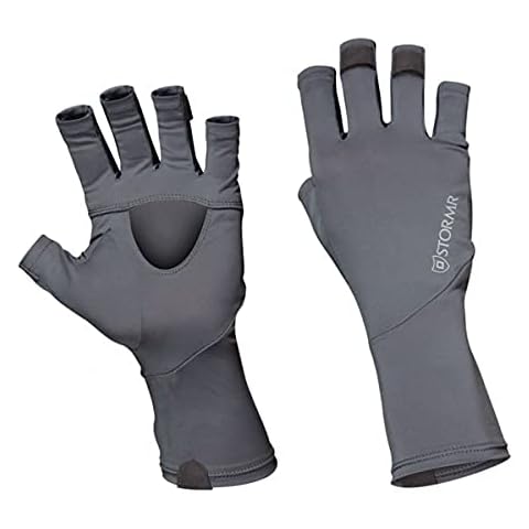 STORMR UV Shield Sun Gloves, Gray, Medium Cover