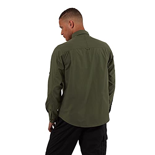 Craghoppers Men's Kiwi LS Shirt, Cedar, X-Large