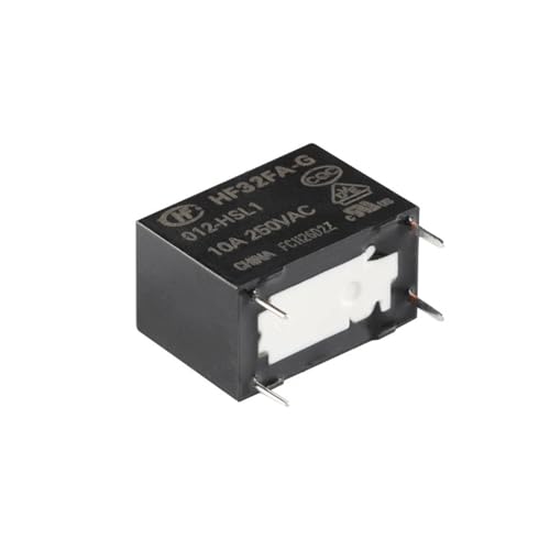 Relé de potencia HF32FA-G de 10 amperios para cajas de control de automatización