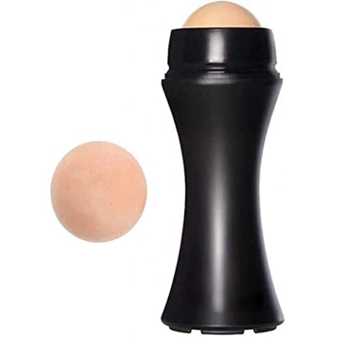 NT-ling Oil-absorbing Volcanic Roller, Reusable Portable Oily Skin Control Roller, Instant Results Remove Excess Shine Rolling Stone for Home Travel Or Out-Of-Home Facial Massage Oily Skin Care Cover