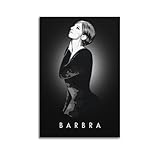 ZXCYGSAM Poster mit Sängerin Barbra Streisand, dekoratives 