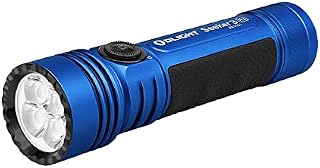 OLIGHT Seeker 3 Pro 4200 Lumens Ultra-Bright Floodlight Torch, High Lumens MCC3 Rechargeable Torches for Outdoor Searching, Camping, Hiking (Blue)