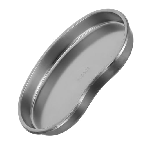 Ciieeo Medical Lab Tray Stainless Steel Kidney Plate Storage Desktop Organizer Hospital Clinic Accessory