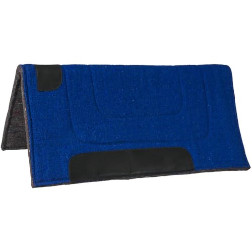 Tough 1 Ottawa Saddle Pad Heavy Felt Lined, Royal Blue, 32 x 32