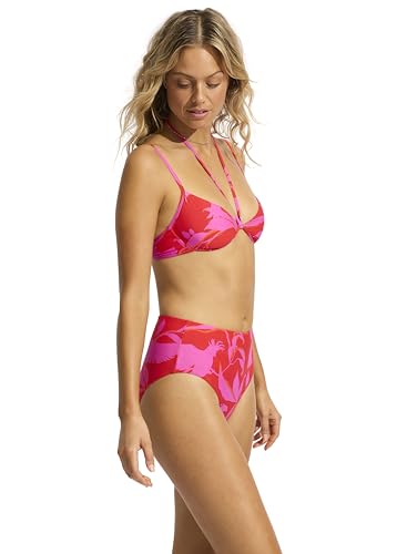 Seafolly Women's Standard High Waisted Full Coverage Low Legline Bikini Bottom3