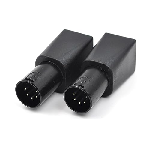 Conversor DMX a RJ45 XLR de 5 pines para conectar mesas de luces a redes ethernet negras