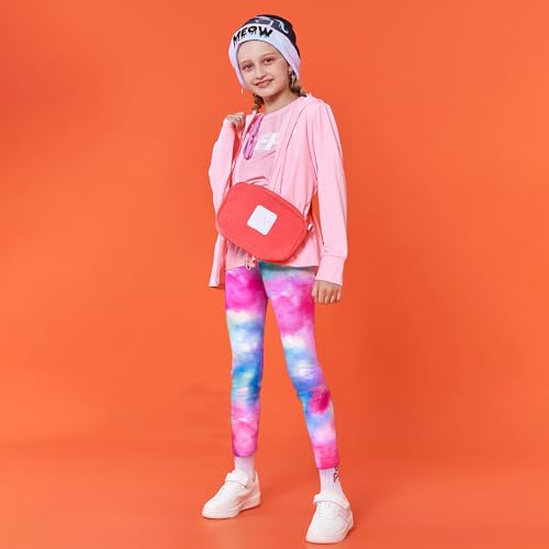 Image of ZukoCert Girls Leggings Multipack - Soft Comfortable Athletic Leggings for Girls 4-12 Years