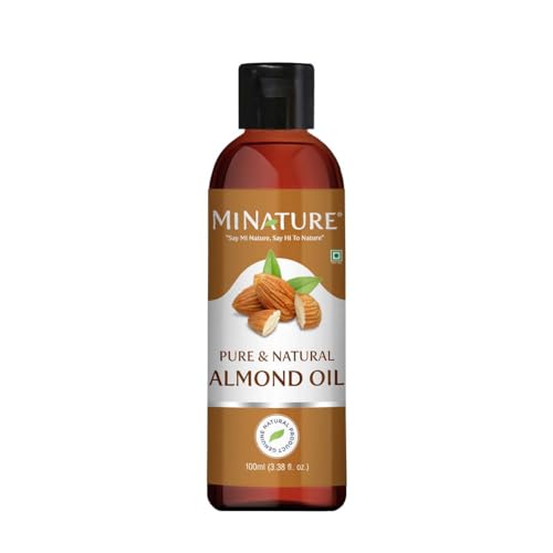 mi nature Almond Oil | Badam Tail | For Edible | For Hair care | Light & Non Sticky | Pure & Natural Plant Derived |100ml (3.38 fl oz) - Image 3