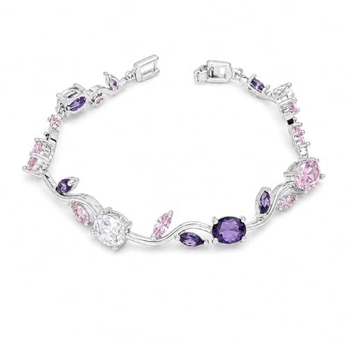 Image of Aurie Tulip Bracelet for Women & Girls | Anti Tarnish Stainless Steel Floral Bracelet |Party and Daily Wear Jewellery