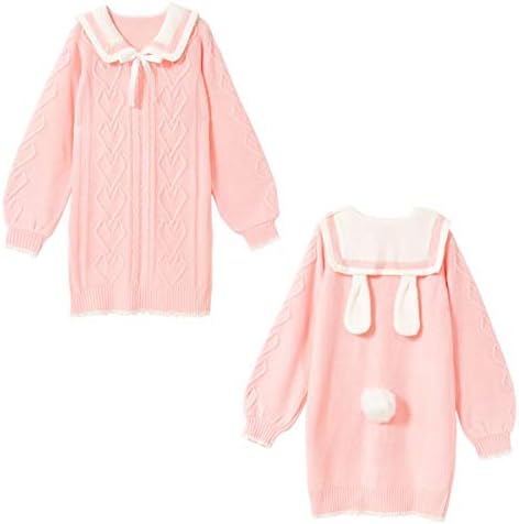 Amazon Co Jp ディアマイラブ Dearmylove 夢展望 うさぎ くま セーラー ニット ワンピース 3l うさぎ ベビーピンク レディース 服 ファッション小物 Amazon Co Jp ディアマイラブ Dearmylove 夢展望 うさぎ くま セーラー ニット ワンピース 3l うさぎ ベビーピンク レディース 服 ファッション小物
