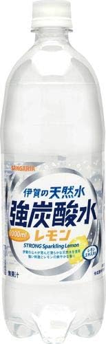 Amazon サンガリア 伊賀の天然水 強炭酸水 レモン 1lペットボトル 12本入 サンガリア 炭酸水 通販
