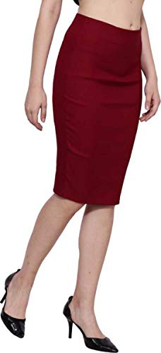 Image of Girls Solid Pencil Skirt