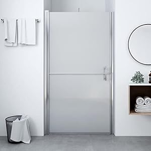 Douchedeur mat 91×195 cm gehard glas