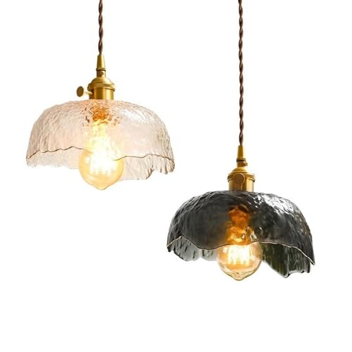 Lampe suspendue vintage en verre pour créer une ambiance chaleureuse