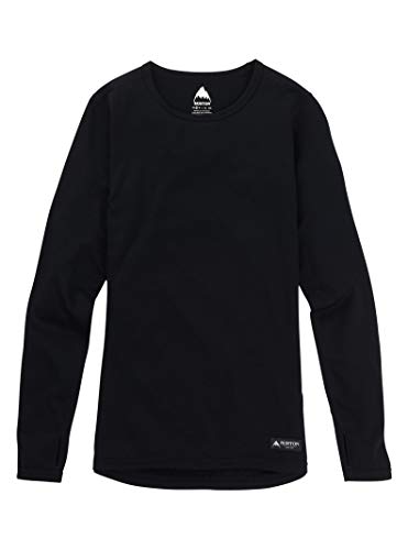 Burton Women's Midweight Merino Crew, True Black, Small