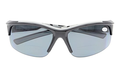 Eyekepper TR90 Unbreakable Sports Bifocal Half Rimless Sunglasses Baseball Running Fishing Driving Golf Softball Hiking2