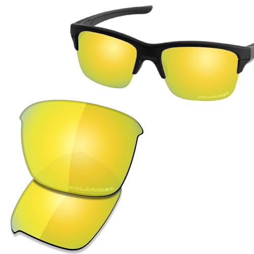 Image of SAUCER Premium Replacement Lenses & Nosepads for Oakley Thinlink OO9316 | OO9317 |UV400 Protection, Anti-Scratch, Precise Fit