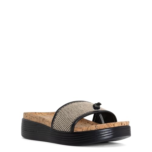 Image of Donald Pliner Women's Farrah Slide Sandals, Women's Summer Sandals, 1,25 inch Slip-On Sandals for Women