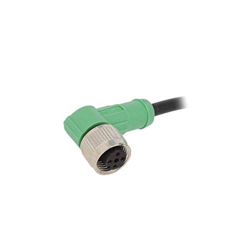 Cordon de raccordement M12 étanche SAC-4P de 1,5m pour câblage industriel durable