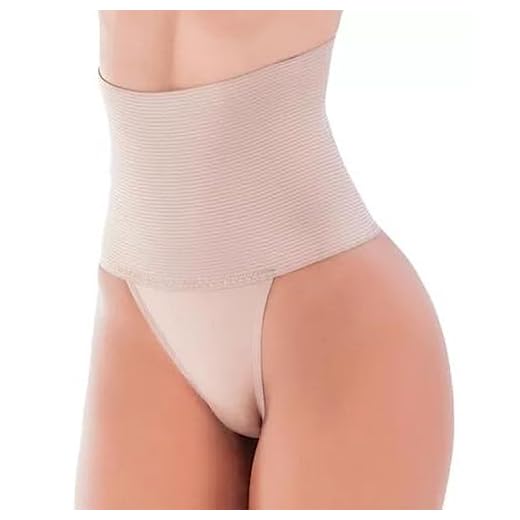 Calcinha Cinta Modeladora Bella Fiore Modas Alta Compressão Pós Parto 25cm Tamanho:M;Cor:Bege;Gênero:Feminino