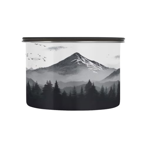 Envase de café hermético de acero inoxidable 17oz