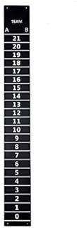 Iparts Cornhole Game Steel Scoreboard with Magnetic Score Keepers, Applicable to Ladder Toss Game as Well