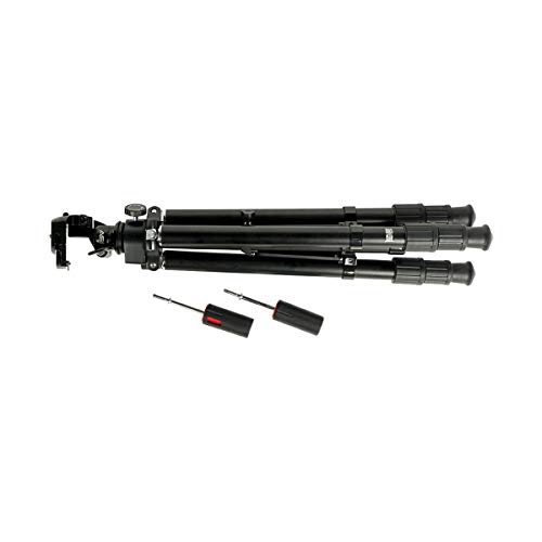 Smith-Victor Deluxe Pro 40500 Heavy Duty Tripod With 3-Way Fluid Head With Quick Release - Load Capacity 18 Lb (8.2 Kg) #TOP3
