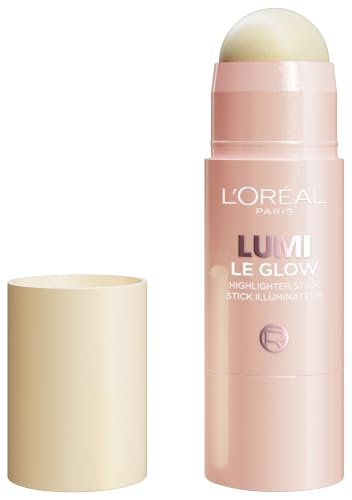 LOréal Paris Lumi Le Glow Highlighter Sticks Glowy Make up Teint für das Gesicht Contouring Für einen strahlenden Teint Leicht aufbaubar Ganztägiger Halt Farbe: 635 GOLDEN COUTURE 1 x 7 ml