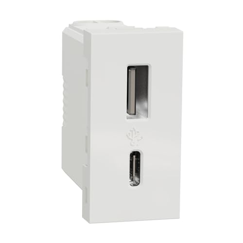 Prise USB murale encastrable double pour charger smartphone et tablette