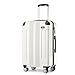 Kono 28 Inch Large Hard Shell Luggage ABS+PC Lightweight Suitcase with 4 Wheels Spinner Business Trip Trolley Case Suitcase (Beige)