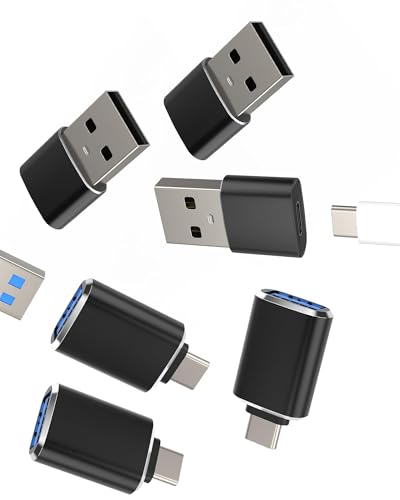 USB-C to USB A�A�_�v�^�[ OTG�P�[�u���i6�p�b�N�j�Ή�iPhone15 Pro Max Plus �Ή�iPad Air4 Mini MacBook �Ή�Samsung Galaxy S22 S23�Ή� Thunderbolt�A�N�Z�T���[