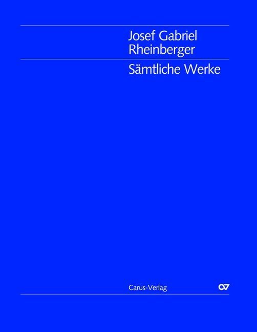 JoseJosef Gabriel Rheinberger / Sämtliche Werke: Türmers Töchterlein op. 70: Gesamtausgabe Band 12 (Josef Gabriel Rheinberger / Sämtliche Werke: Herausgegeben vom Josef-Rheinberger-Archiv Vaduz)