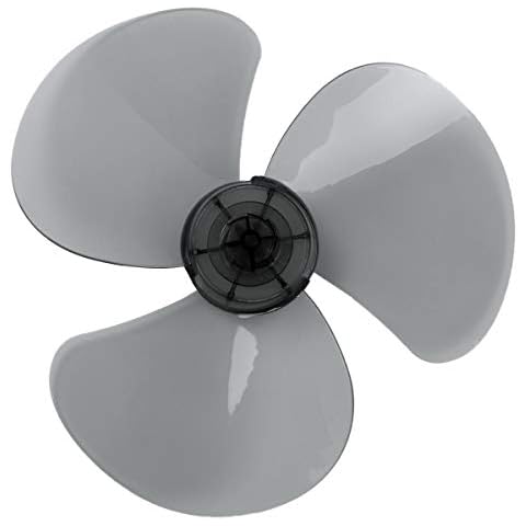 iEFiEL Lüfterflügel 3/5 Blätter Kunststoff Lüfterflügel Ventilator Rotorblatt Universal Ersatzteile Stand Tischventilator Zubehör 12/14/16/18 Zoll Grau A One Size Cover