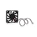 Dorhea Fan 60x60x10 mm DC 24V 6010 Brushless Cooling Fan, Replacement Ball Bearing 60mm Fan for Cooling DIY PC Computer Case Fan - 2 Pin Case Fan (Pack of 4Pcs)