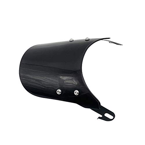 Greyghost 1PCS 5-7 Pollici Moto Retro Cafe Racer Faro Parabrezza Strumento Visiera