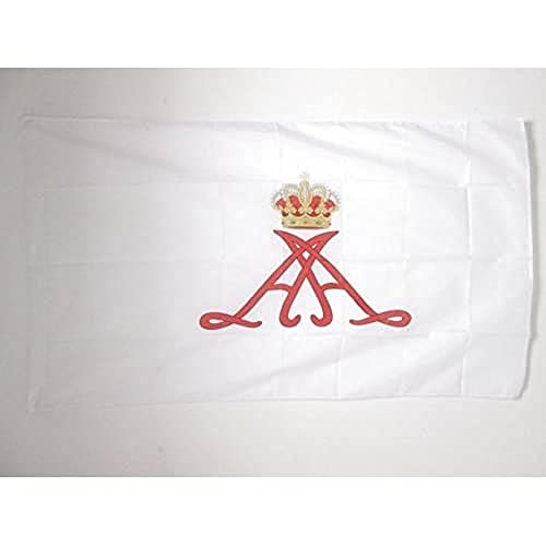 AZ FLAG, Albert II Princely Standard of Monaco Flag, 3x5 Ft, Principality of Monaco Banner with Sleeve, 100% Polyester