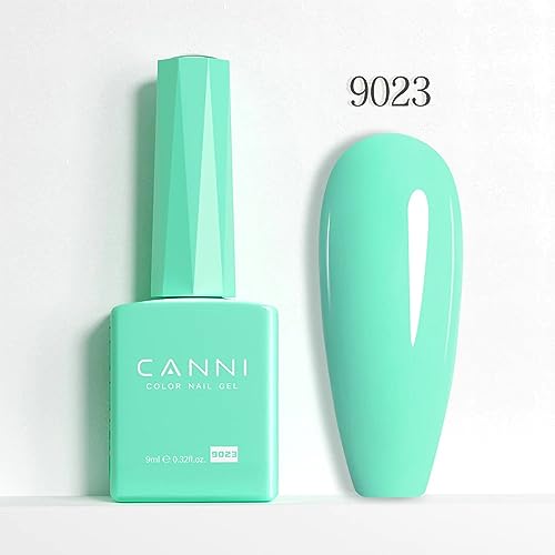 Image of CANNI UV Gel Nail Polish, 1Pcs Gel Polish 9ml Color Nail Polish Gel High Gloss Soak Off U V Gel Nail French Nail Manicure Salon DIY - 9023