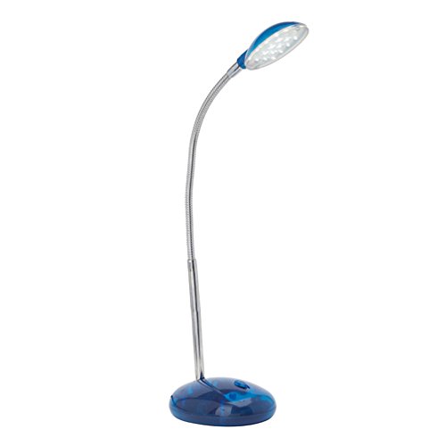 Preisvergleich Produktbild Brilliant Timmi LED Tischleuchte, 2W LED integriert, Metall / Kunststoff, transparent / blau G92927 / 03