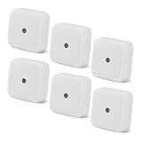 Othmro 6-Pack Plug-in Night Light, Dusk-to-Dawn Sensor LED Lamp