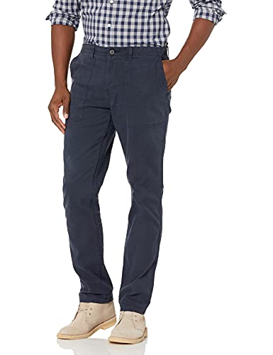 Goodthreads Men's Athletic-Fit Porkchop Pocket Stretch Canvas Utility Pant, Navy, 32W X 32L #TOP6