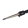 IKONIC Professional Conical Tong Hair Curler - CNT 19 with Ceramic Barrel for all hair types (Black) for Salon Finish Ha