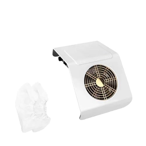 Máquina recolectora de polvo para uñas de 40W con potente aspiradora blanca