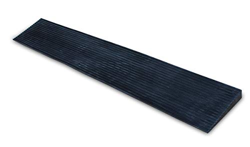 Türschwellenrampe 2,5cm Rollstuhlrampe Gummirampe Auffahrrampe Schwellenrampe für Rollstuhl, Kinderwagen oder Rollator